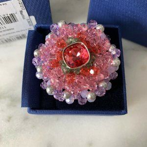 Swarovski ribbon ring